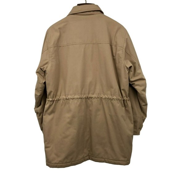 Vintage Cabin Creek Coat Womens M (10-12) Used Tan Lined Some Staining - Picture 2 of 16